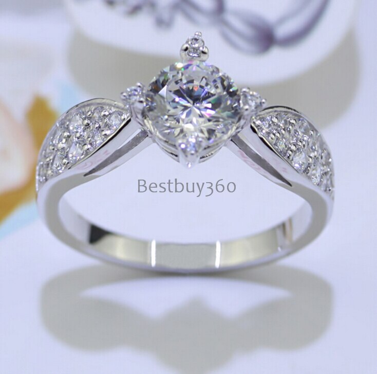  s925  sona mariage nupcial de mariee casamento boda diamante anel aneis anillo anneau (jsa)